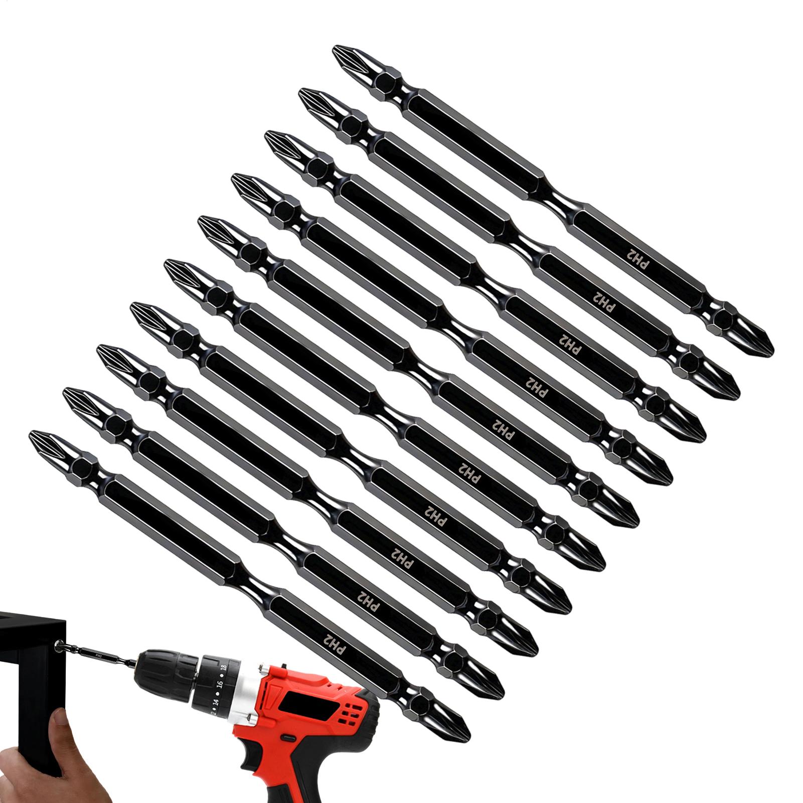 Screwdriver Set - Bit Magnetik untuk Bor, Kit Kepala