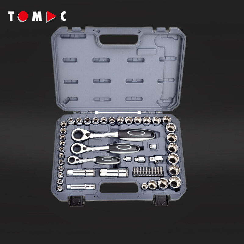 Tool Set - Set Perkakas Soket TOMAC 52pc Chrome