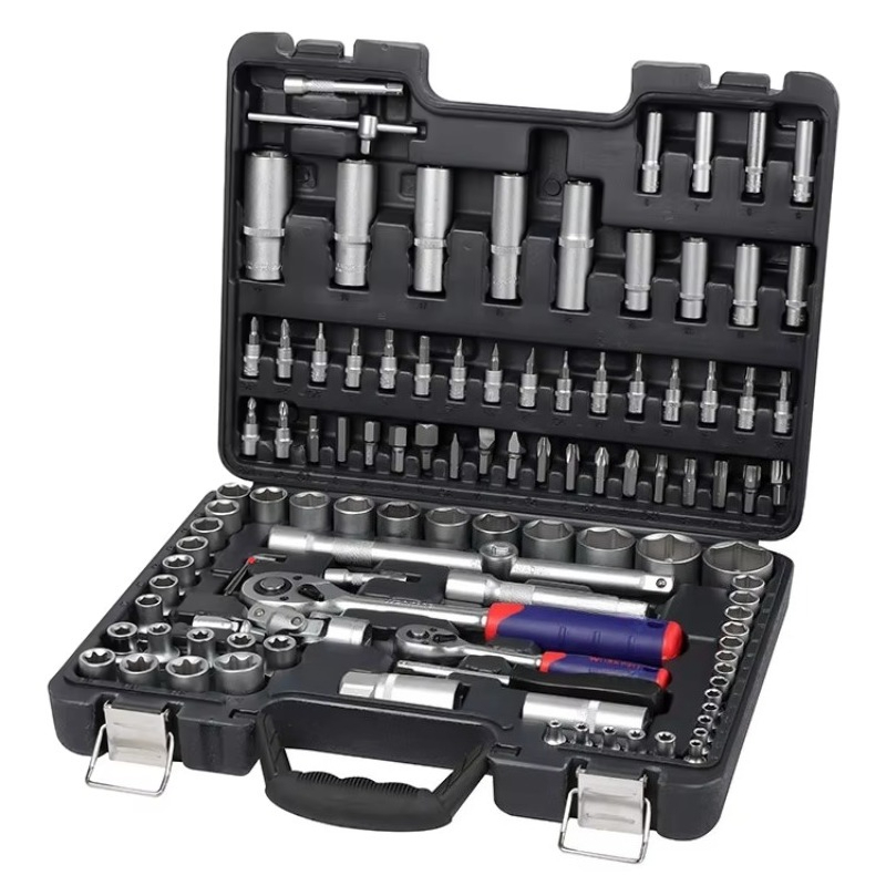 Socket Wrench - 108pcs Set Peralatan Perbaikan Mobil Profesional