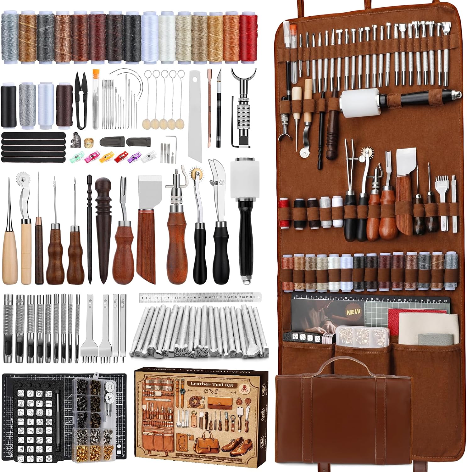 Tool Bag - Perlengkapan Kerja Kulit, Peralatan Kerja Kulit