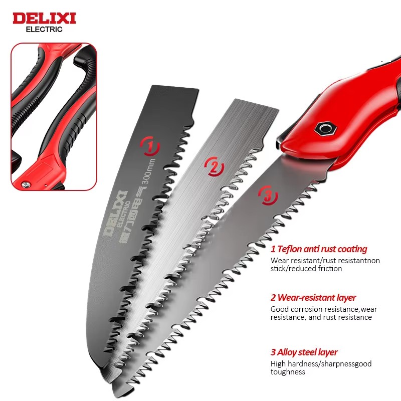 Gergaji Tangan Lipat, Bilah Ba - Hacksaw ulasan dan harga