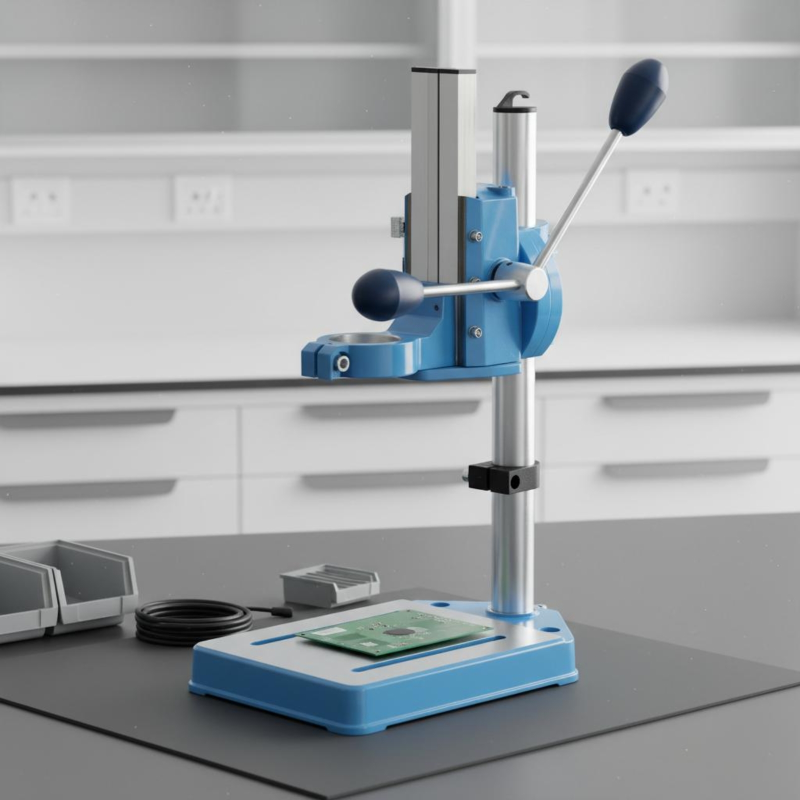 Dudukan Bor Mini Presisi Tingg - Drill Press ulasan dan harga