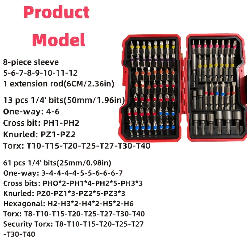 Set Obeng 83 Pcs, Set Mata Bor - Tool Set ulasan dan harga