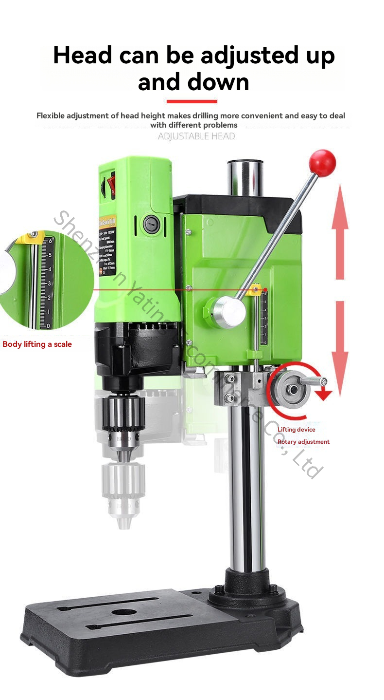 220V 1050W Mesin Bor Bangku ya - Drill Press ulasan dan harga