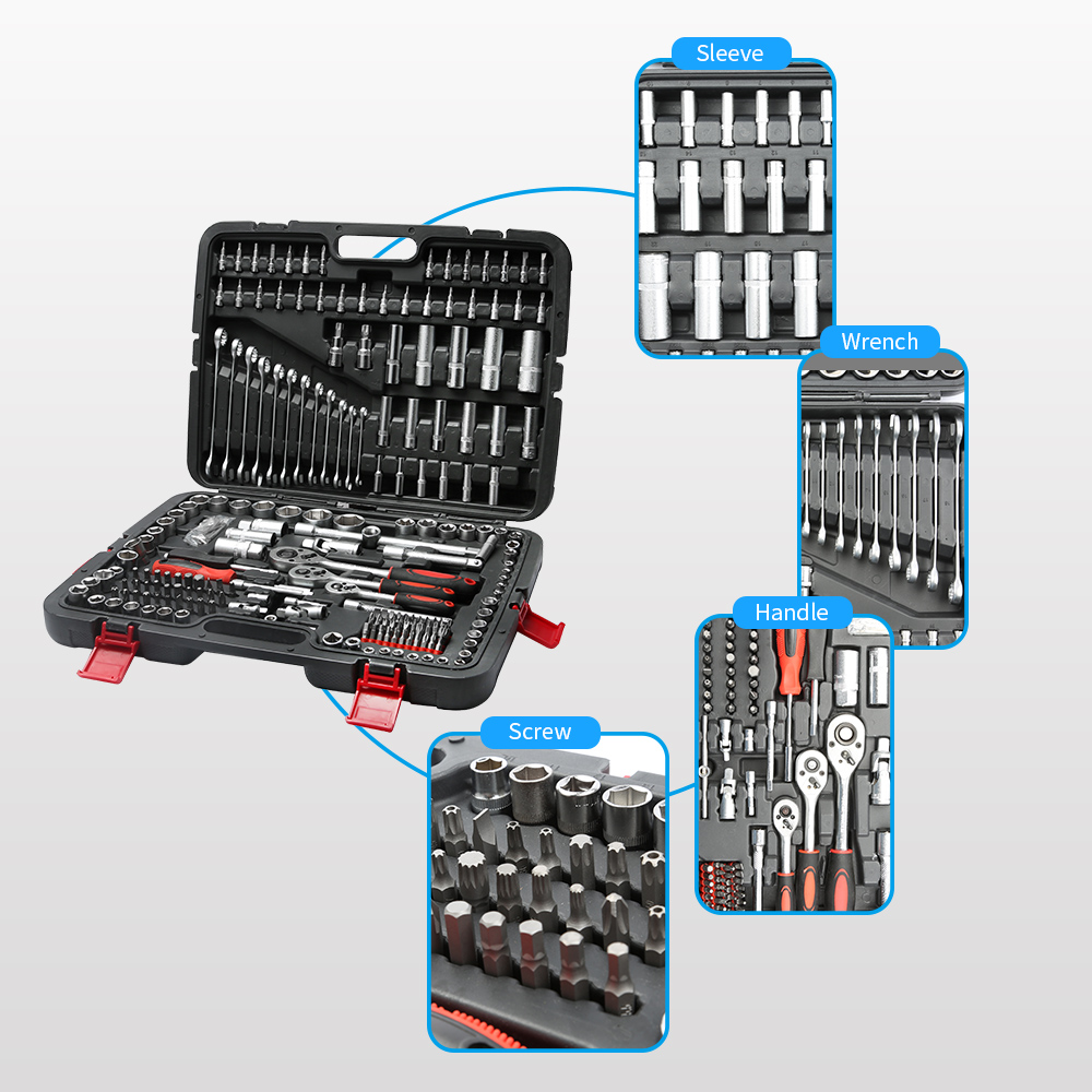 215 PCS Set Peralatan Mekanik  - Tool Set ulasan dan harga