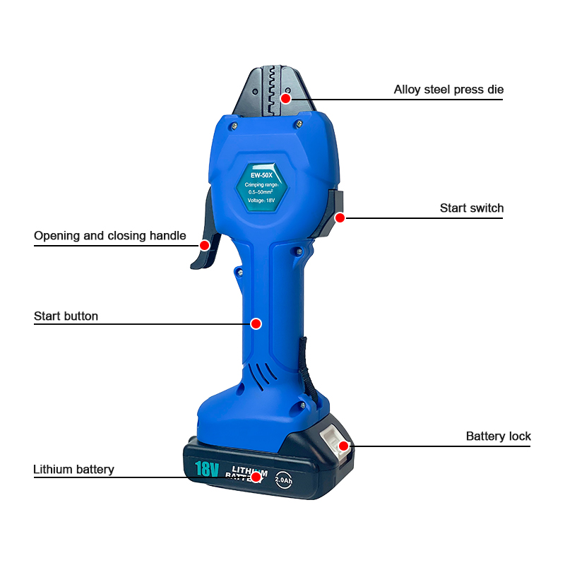 Alat Crimping Listrik EW-50X y - Pliers ulasan dan harga